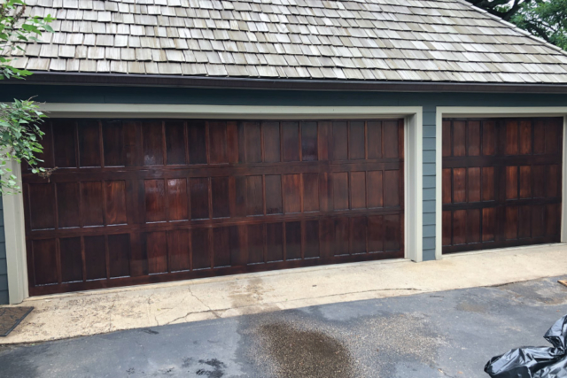 Garage door restoration and refinishing company in Minneapolis